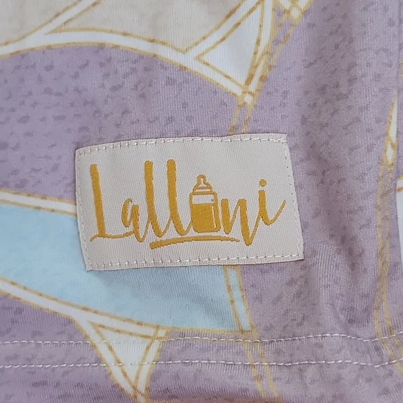 *3/$15*NWOT Baby Car Seat Cover Canopy Multi Use!! Purple White & Gold S… - Picture 2 of 3